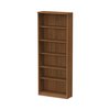 Alera Alera Valencia Bookcase, 6-Shelf, 31 3/4w x 14d x 80 3/8h, Mod Walnut ALEVA638232WA